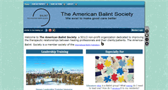 Desktop Screenshot of americanbalintsociety.org